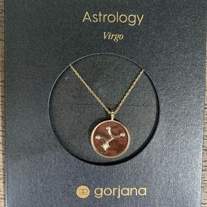 Gorjana astrology virgo gold necklace